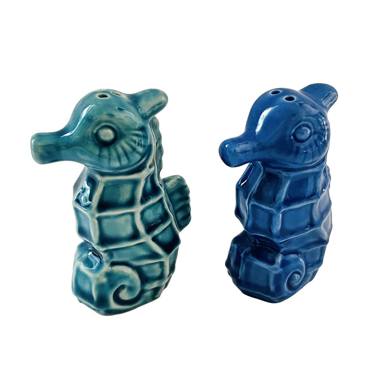 Beachcombers Seahorse Salt and Pepper Shaker, 3.03 Inch Height, Set of 2, Kitchen, Kitchen Accessories