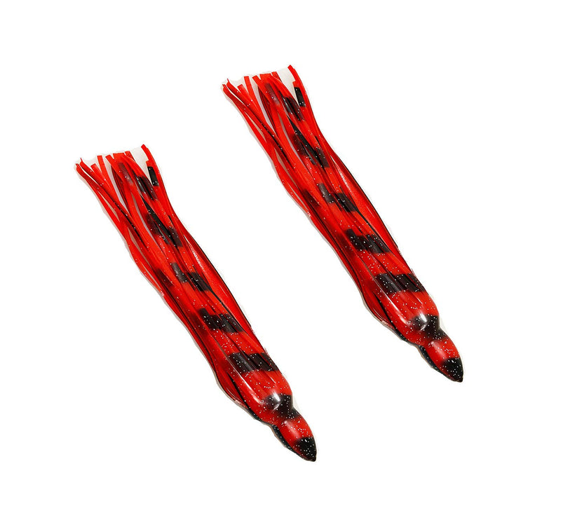 Marlin Lure Skirts (Red and Black)