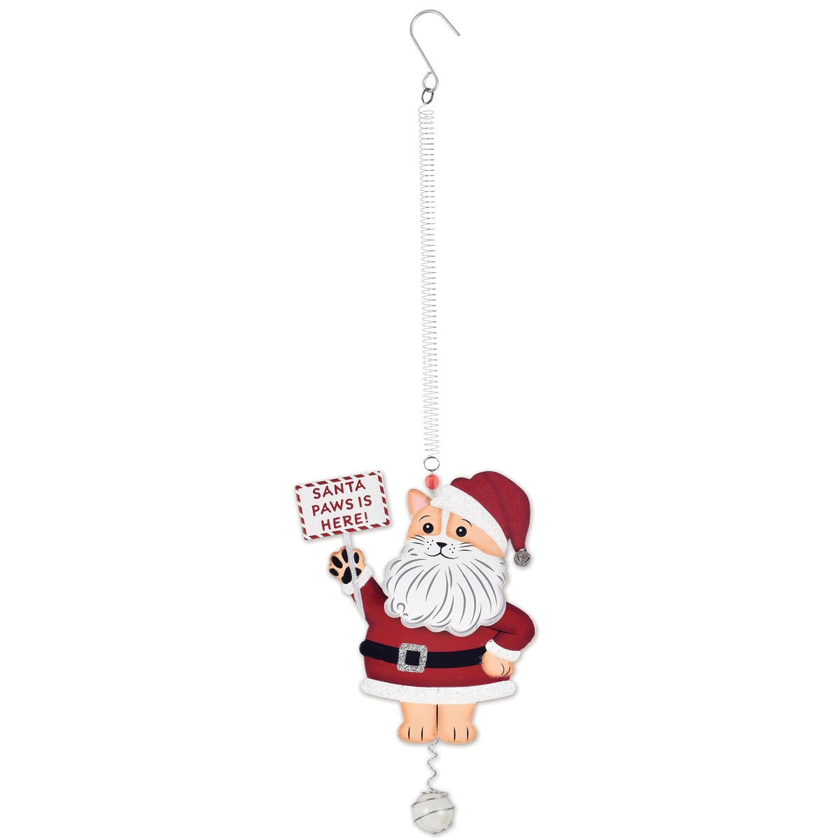 Sunset Vista Designs Hanging Ornament, 9.5 Inch, Red/White