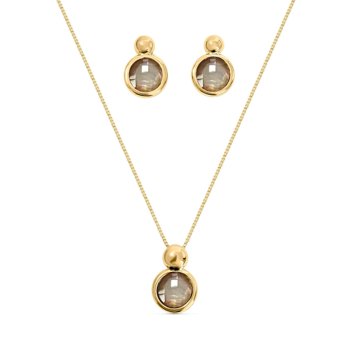 BStones Jewelry Set, Yellow Gold, Nautilus