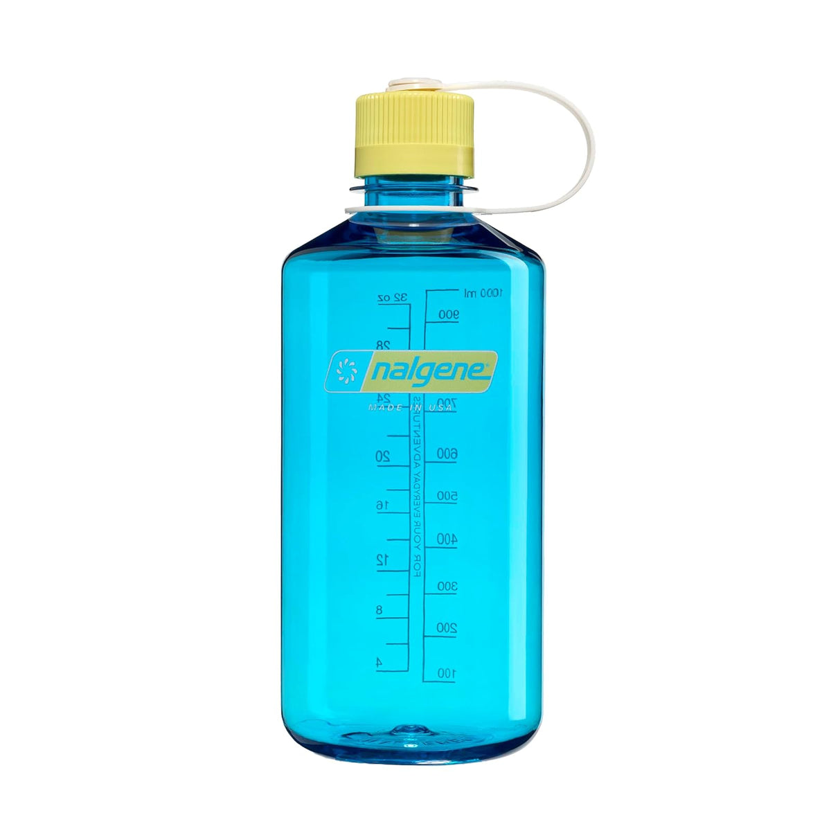 Nalgene Bottle, 32 Ounces, Blue Atoll w/Endive