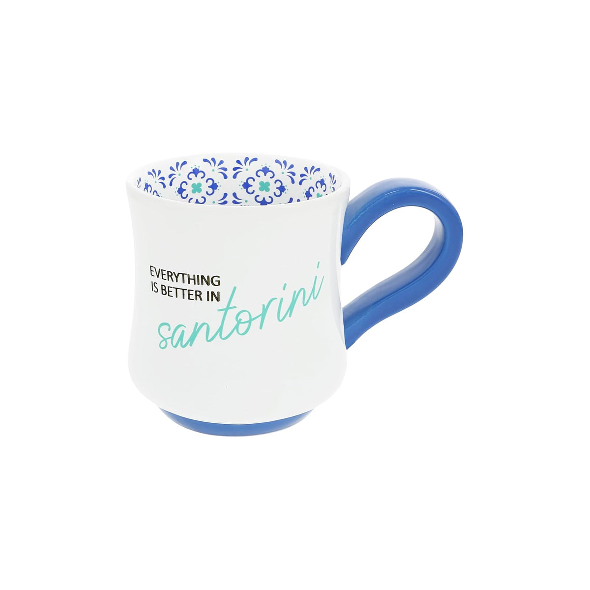 Pavilion Gift Company Drinking Cup, 16 Ounces, White, Blue, Green
