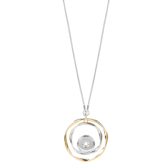 TGB Brands Ginger Snaps Jollies Necklace | Customizable Snap Jewelry | Button Charms for Necklaces, Bracelets | Standard Size | SN96-74