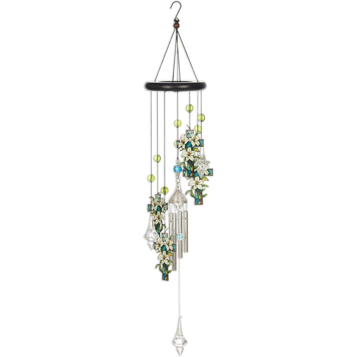 Sunset Vista Designs Wind Chime, 27" Long, Cross