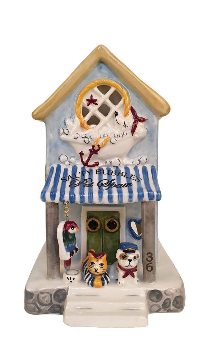 Blue Sky Clayworks Clayworkss Salty Bubbles Pet Spaw Candle House, Multi