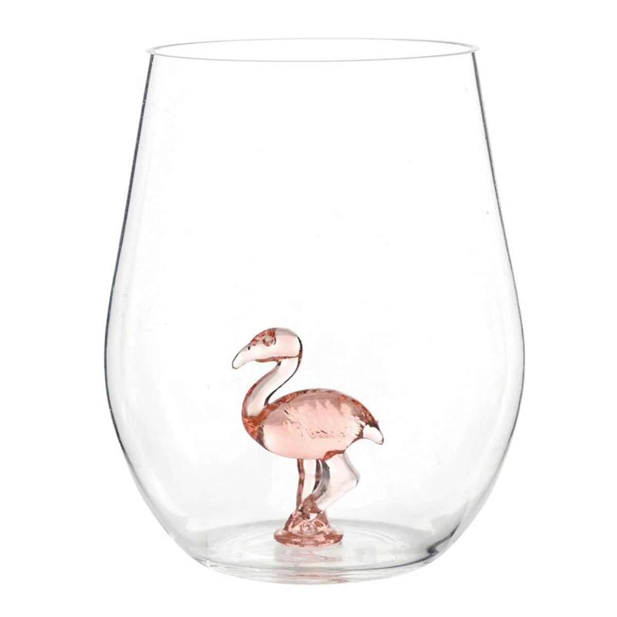 Slant Collections Drinking Cup, 19 Ounces, Pink Flamingo