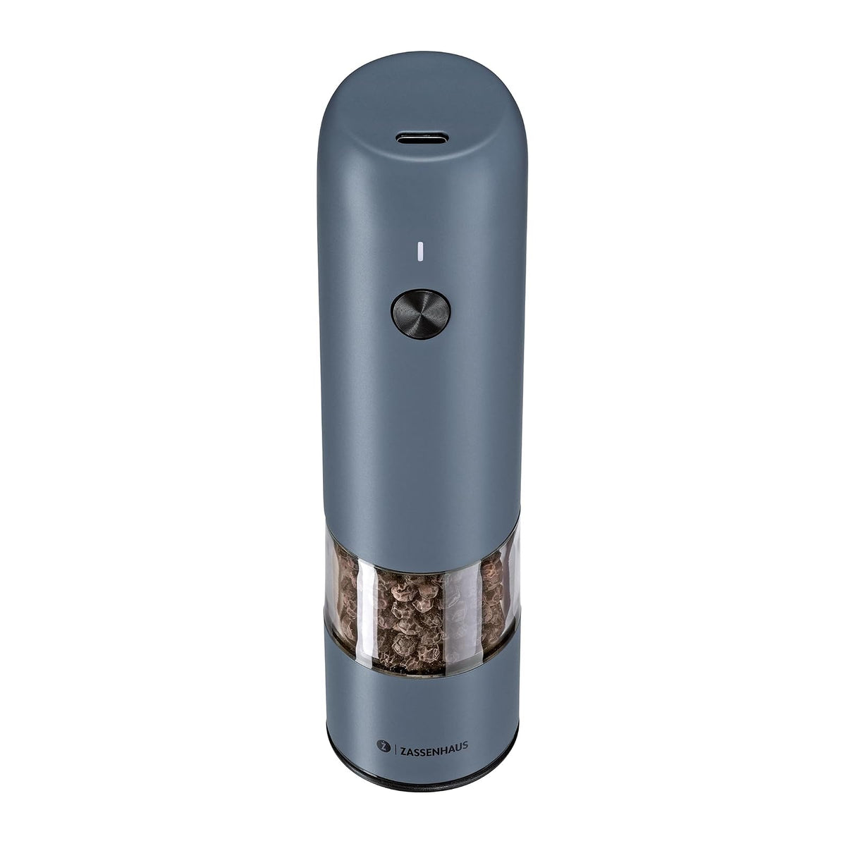 Zassenhaus Seasoning Mill, 5.5 Inches H X 1.5 Inches Dia., Blue