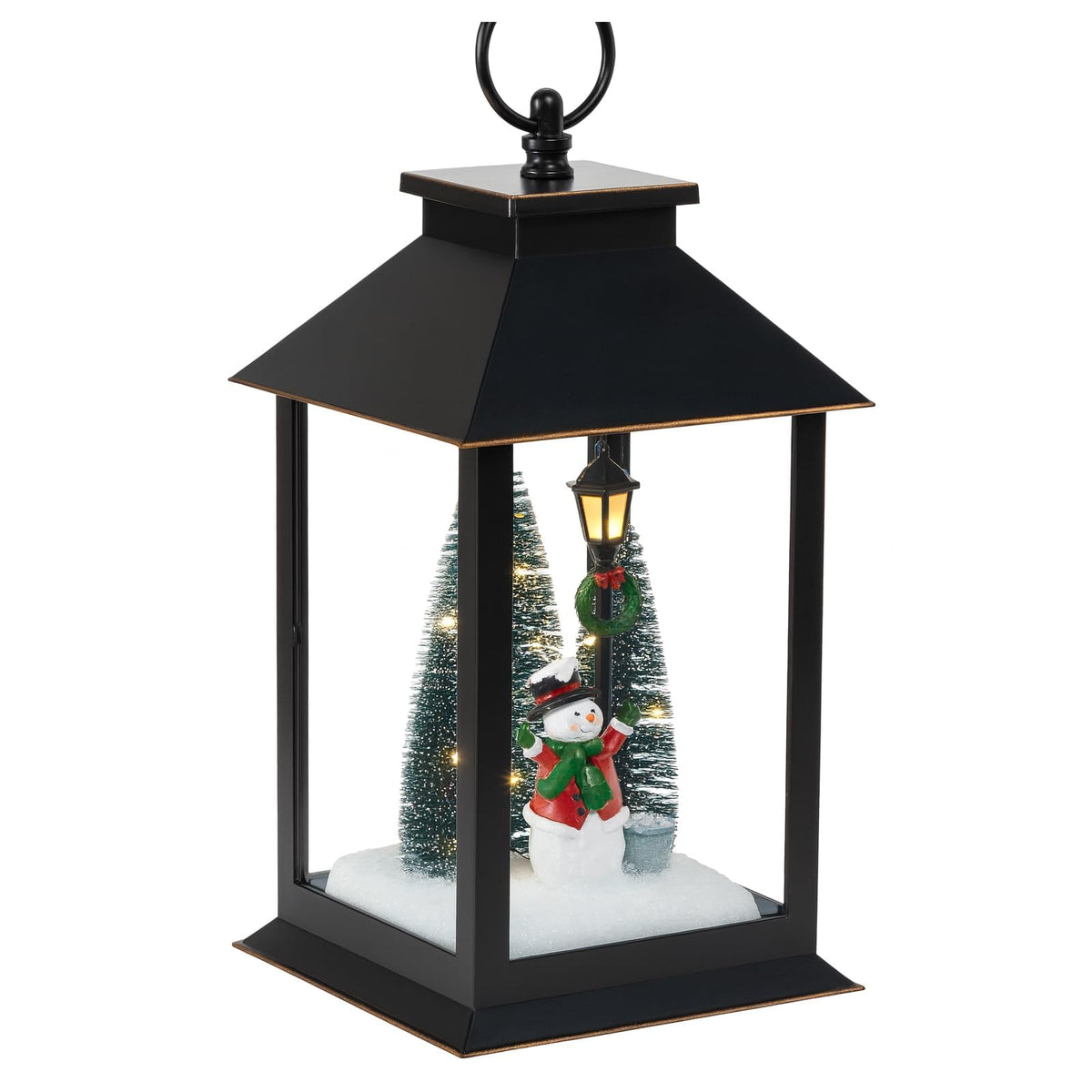 RAZ Imports Electric Lantern, 10-Inch, Black