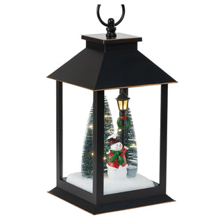 RAZ Imports Electric Lantern, 10-Inch, Black