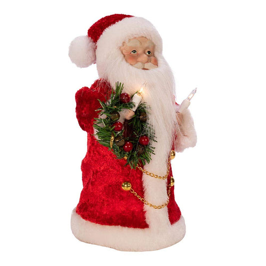 Kurt Adler Kurt S. Adler Inch UL 10-Light Santa Treetop, Multi