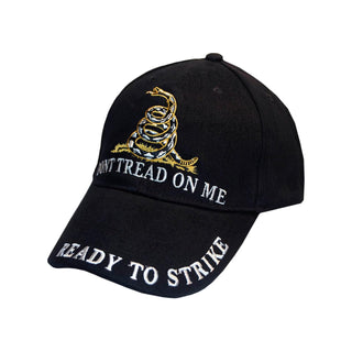 Eagle Hat, Black, Don't Tread on Me Cap
