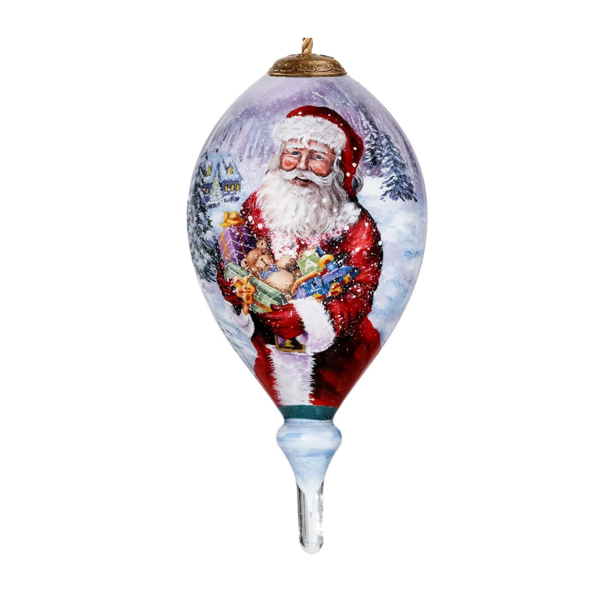 Inner Beauty Hanging Ornament, 6-inches, Clear
