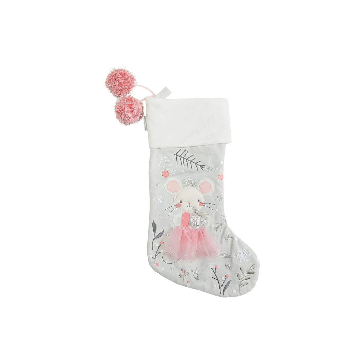 Stephen Joseph Hanging Ornament, One Size, Grey Mouse