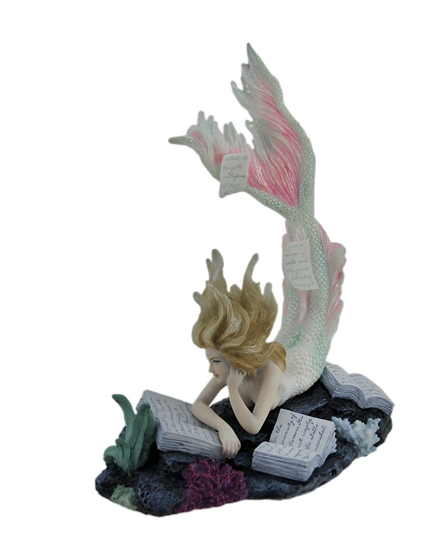 Unicorn Studio Veronese Design Lost Books Mermaid Sculpture