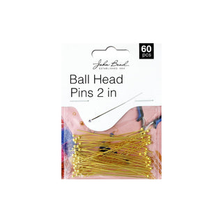 John Bead Art Supplies, 2in, Gold