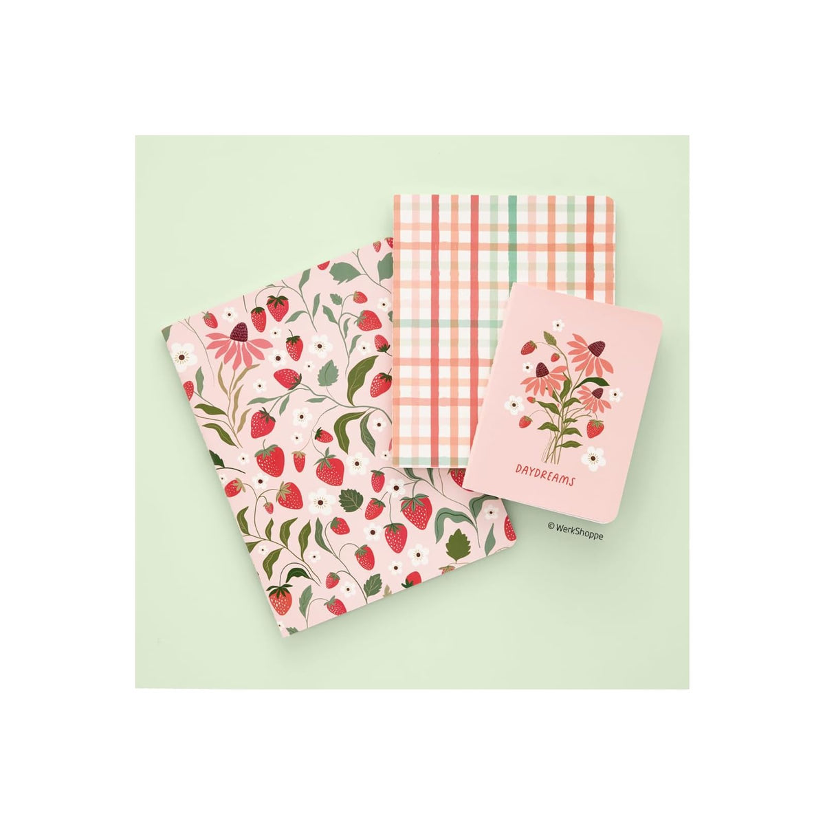 WerkShoppe Writing Paper, Large - 7.3" x 9.2" (18.8 cm x 24.7 cm), Multicolor