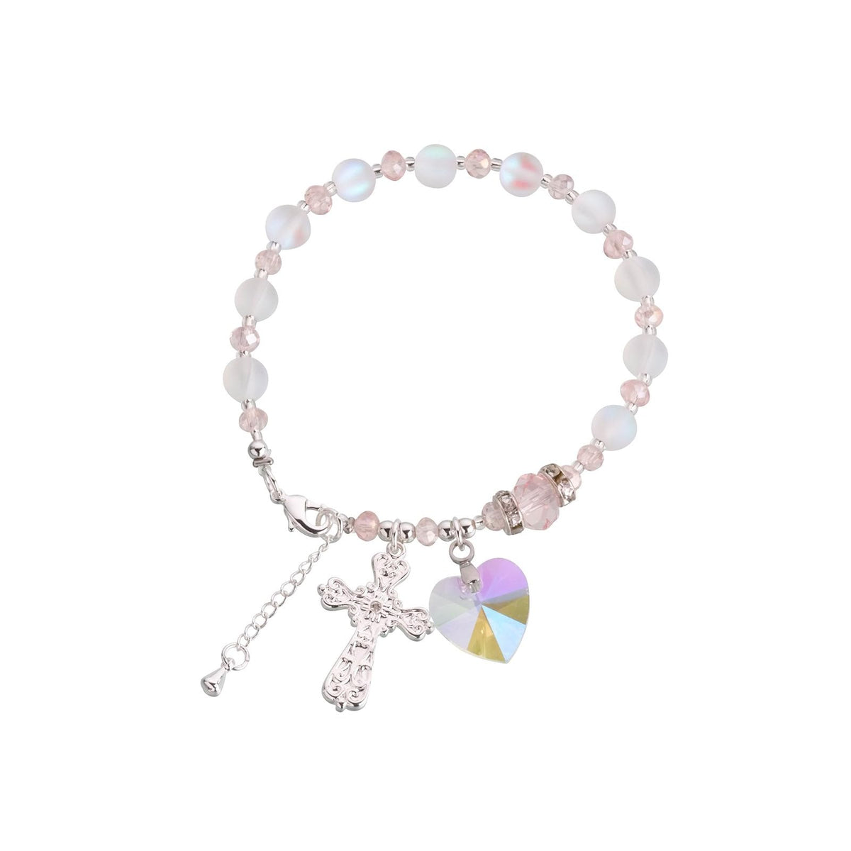 Lillian Rose Bracelet, 7.25", White