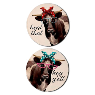 Carson Drink Coaster, 2.75", Multicolor