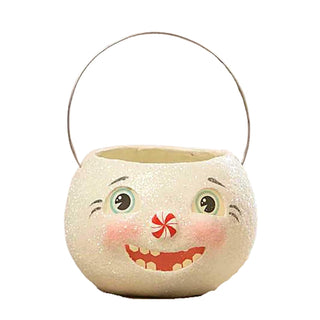 Bethany Lowe Bucket, White