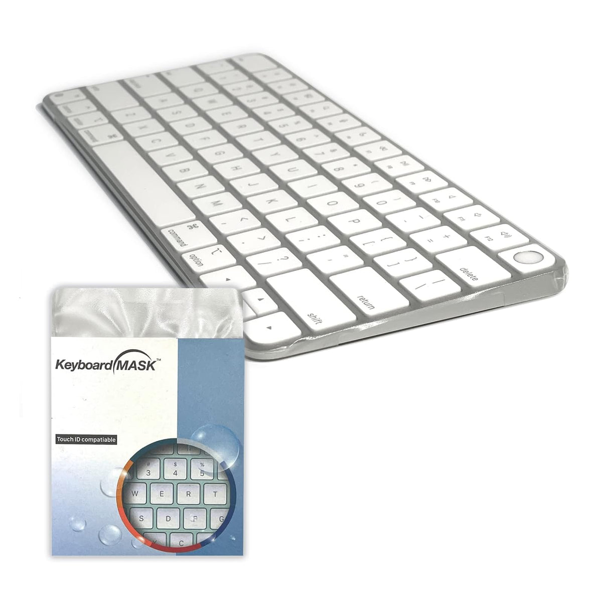 Green Onions Supply Electronic Device Skin, Magic Keyboard with Touch ID, Clear