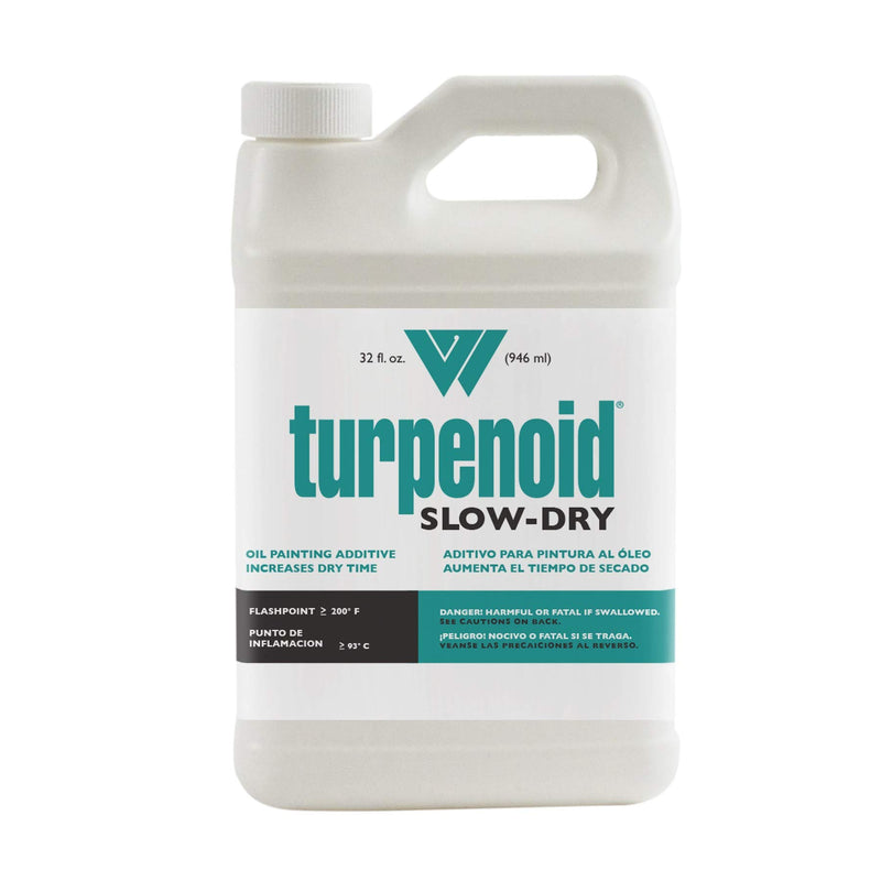 Weber 1637 Turpenoid Slow-Dry Oil Painting Additive, 946ml Bottle, 1 Each, Clear