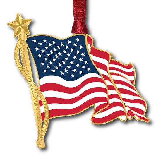 Beacon Design ChemArt American Flag Ornaments