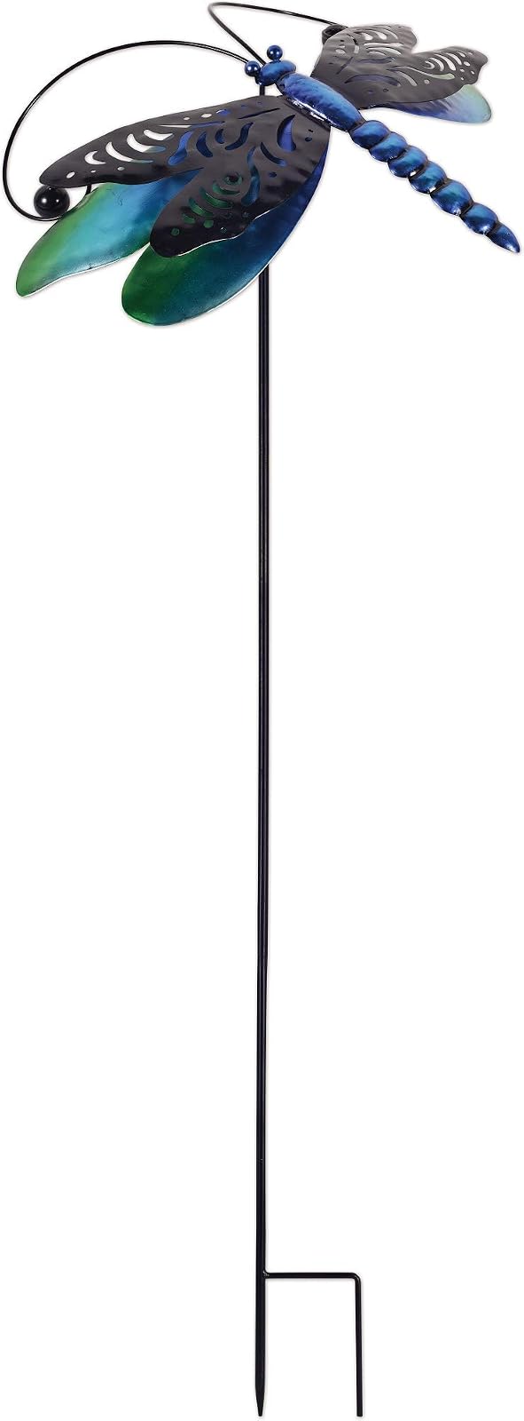 Sunset Vista Designs 93863 Dragonfly Spinner Garden Stake, 43-inch Height