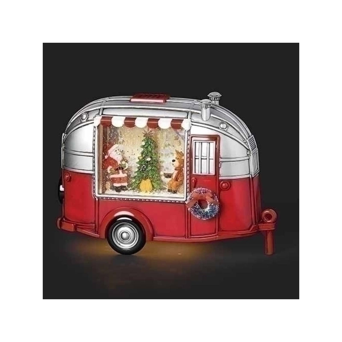 Roman Snow Globe, Red, Classic