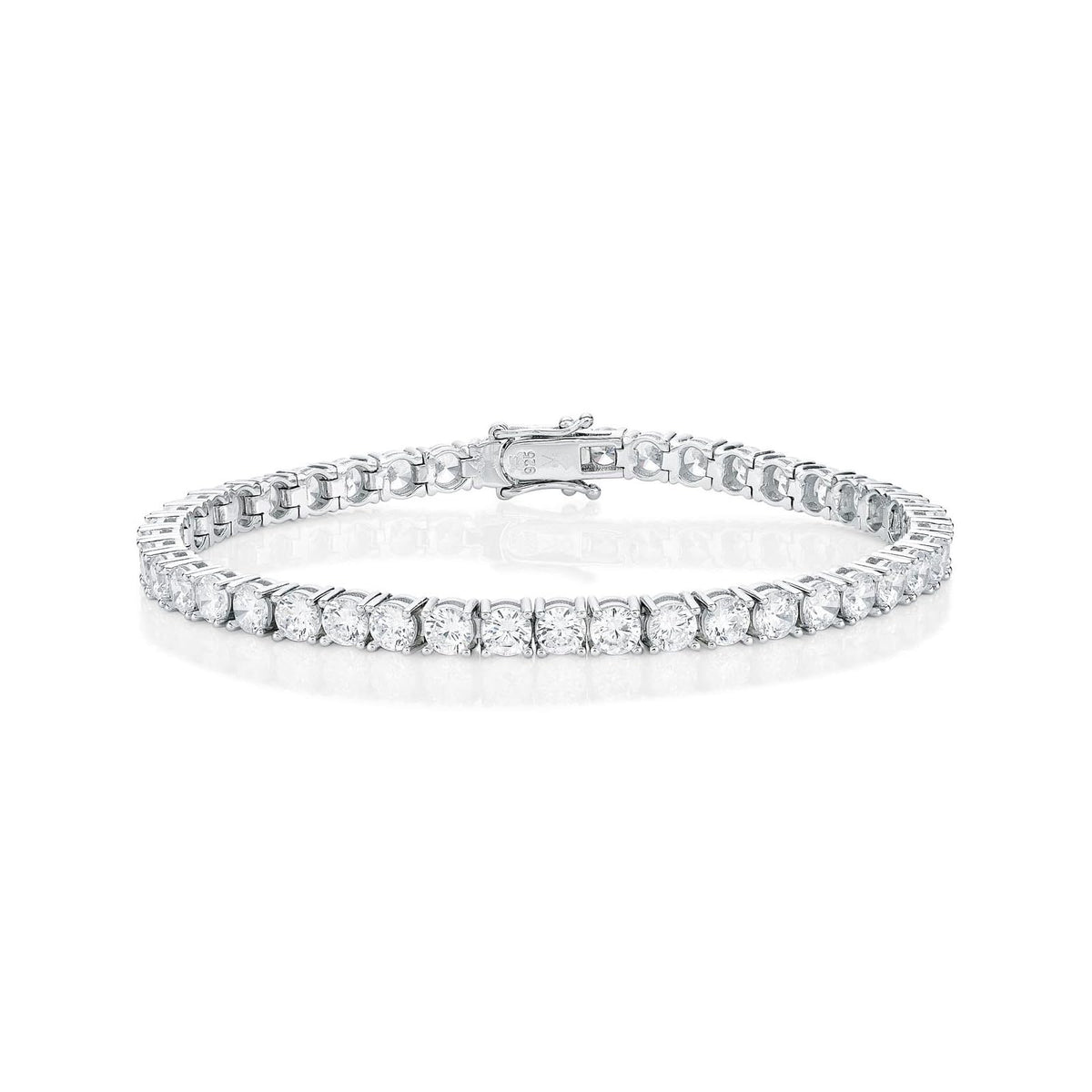 Diamond Treats Bracelet, Medium, Silver