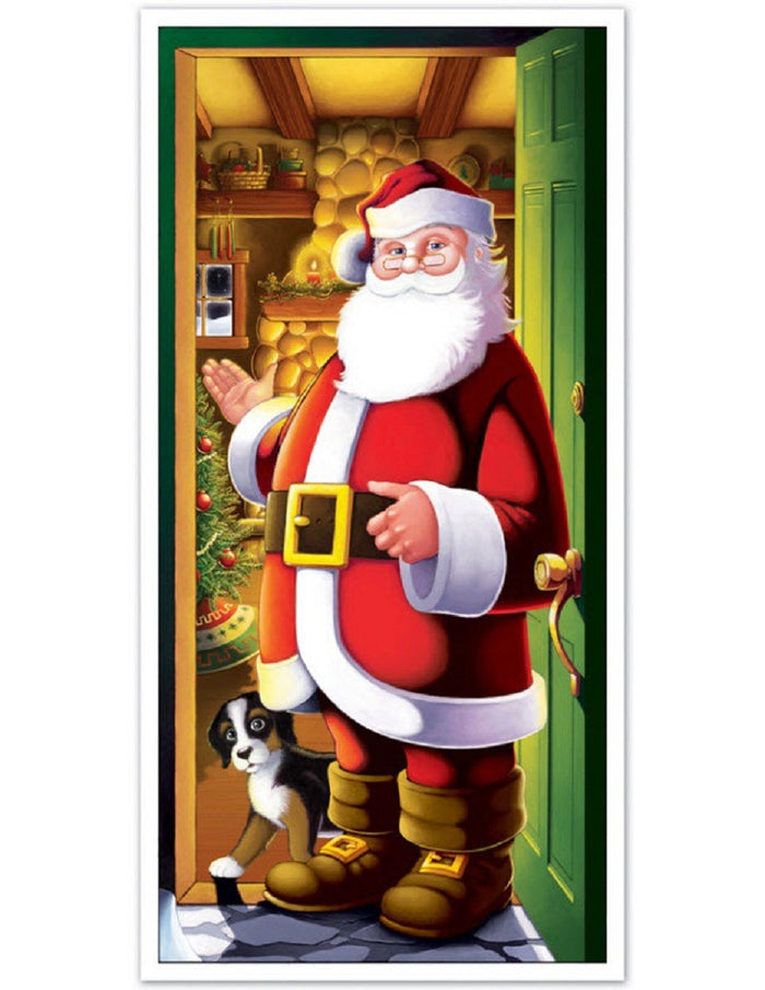 Beistle Decorative Signage, Santa, Multicolor