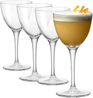 Bormioli Rocco Drinking Cup, 4 Count (Pack of 1), Clear