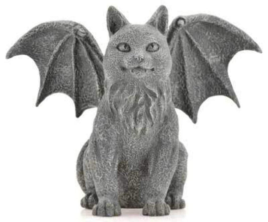 Pacific Trading Giftware Winged Cat Gargoyle Statue Figurine Myth Fantasy