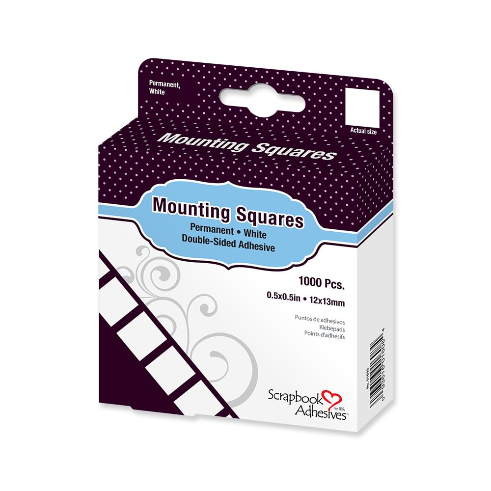 Scrapbook Adhesives Adhesive Tapes, 0.47 x 0.51in, White
