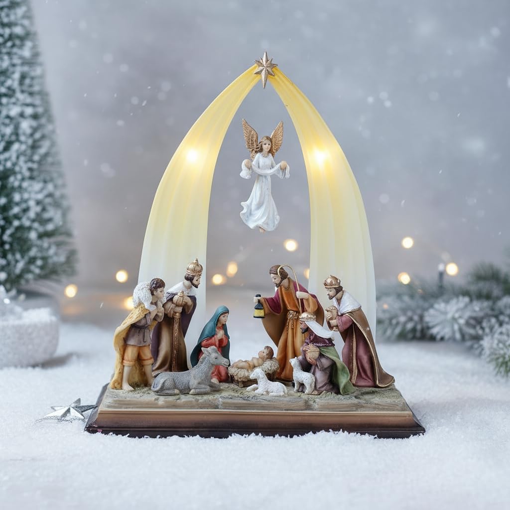 Comfy Hour 12.5 Inch Nativity Set Figurine, Holy Family Scene, 1 Piece