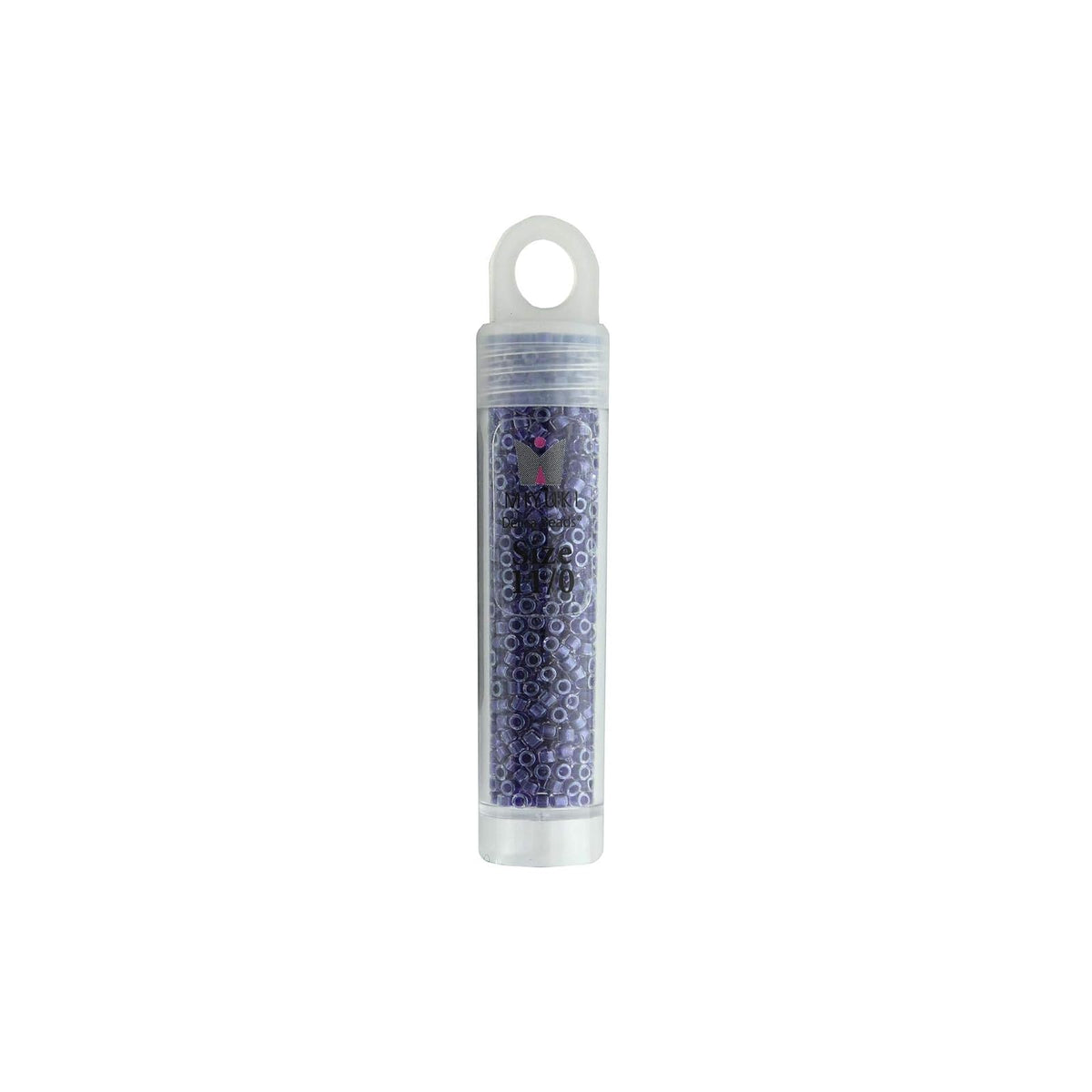 John Bead Craft Bead, Size: 11, Amethyst Sparkle Crystal Lined