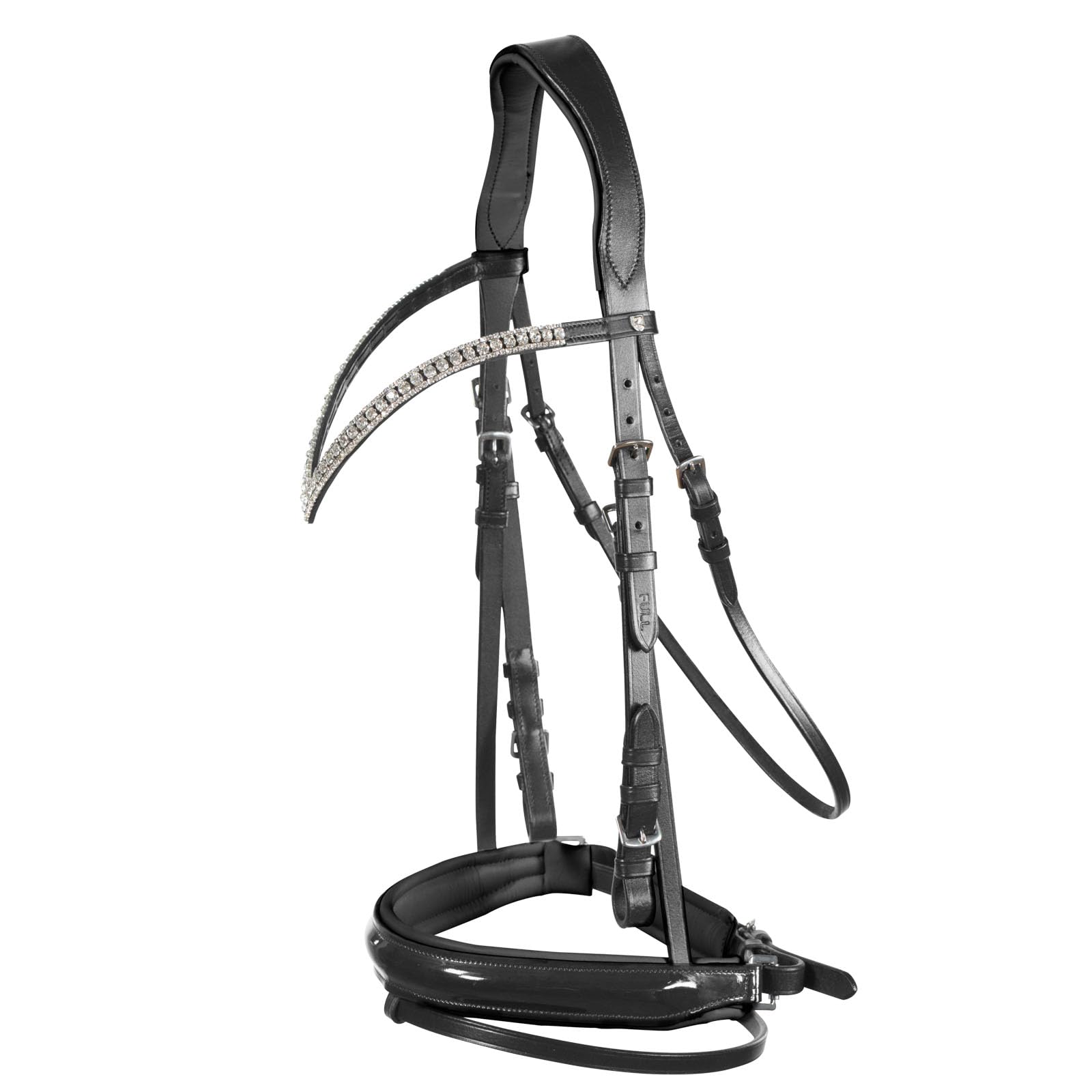 Horze Grayson Classic Dressage Ergonomic Bridle 10084-BL-F