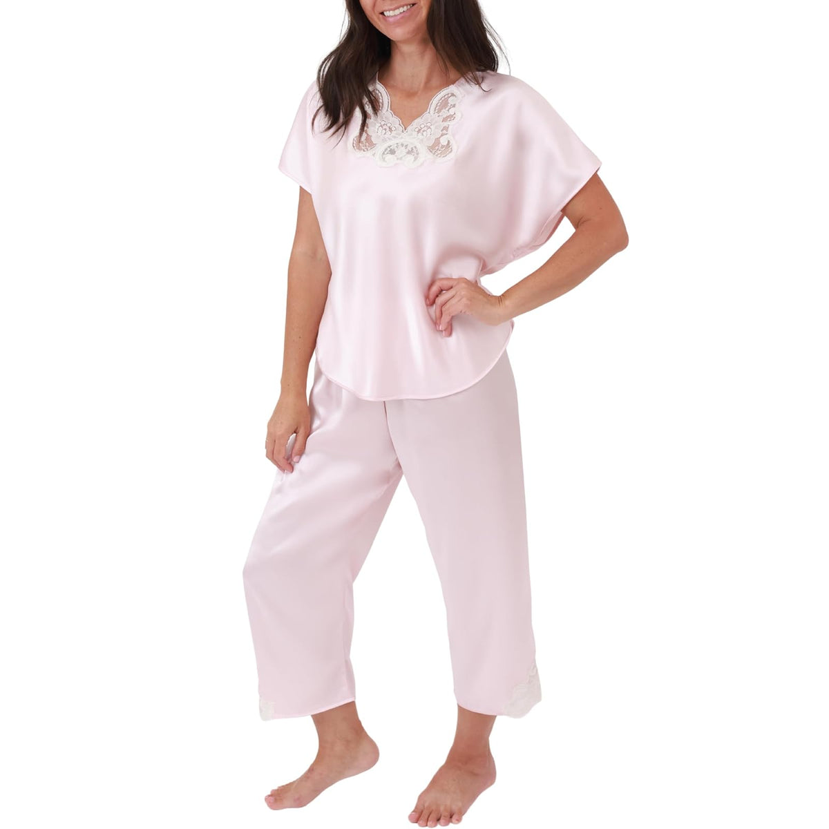 Shadowline Pajamas, 1X, Blush