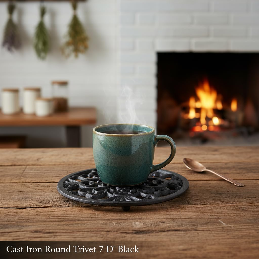 Comfy Hour Trivet, Black, Lodge