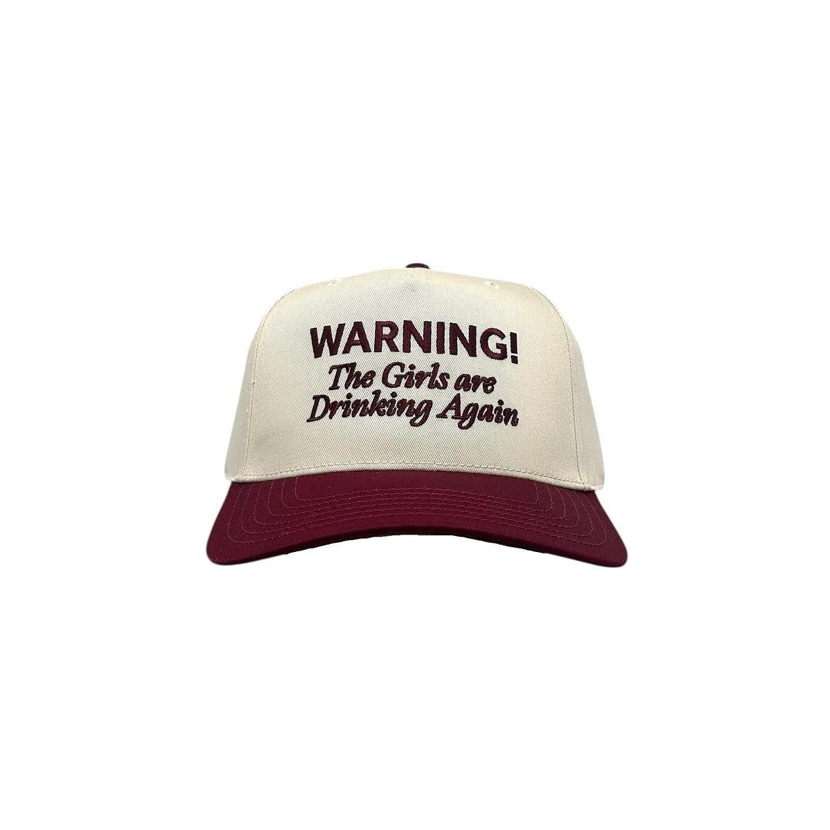 VINTAGE LIFE Hat, Cream/Maroon, Cap