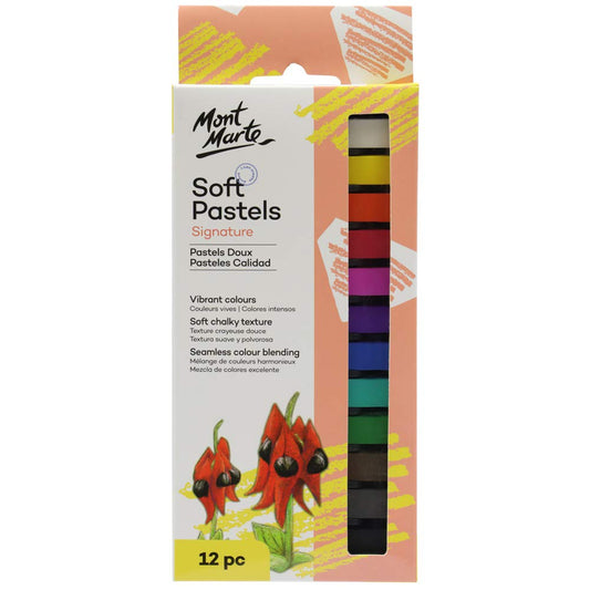 Mont Marte Soft Pastels 12 Colours