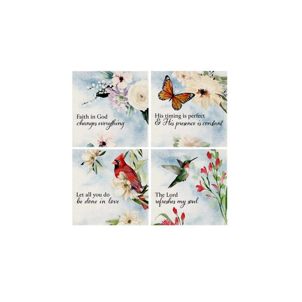 Carson Drink Coaster, 4", Red