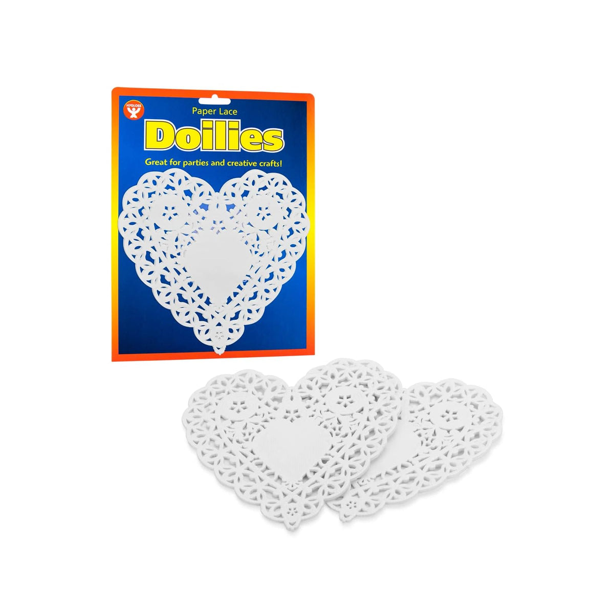 Hygloss Decorative Cutout, 6-Inch, White