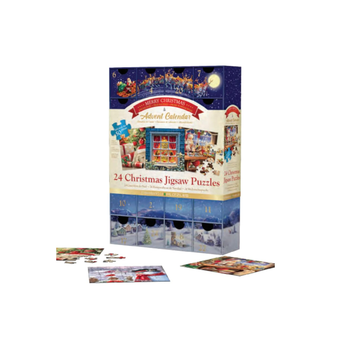 EuroGraphics Advent Calendar, 5 x 5 inches, Various