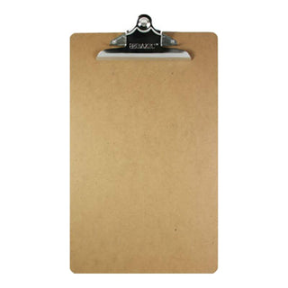 BAZIC Legal Size Hardboard Clipboard w/ Sturdy Spring Clip