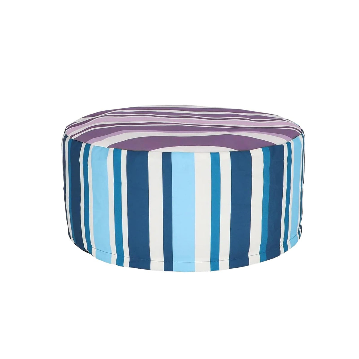 Esschert Design Ottoman, Blue, Purple, Contemporary