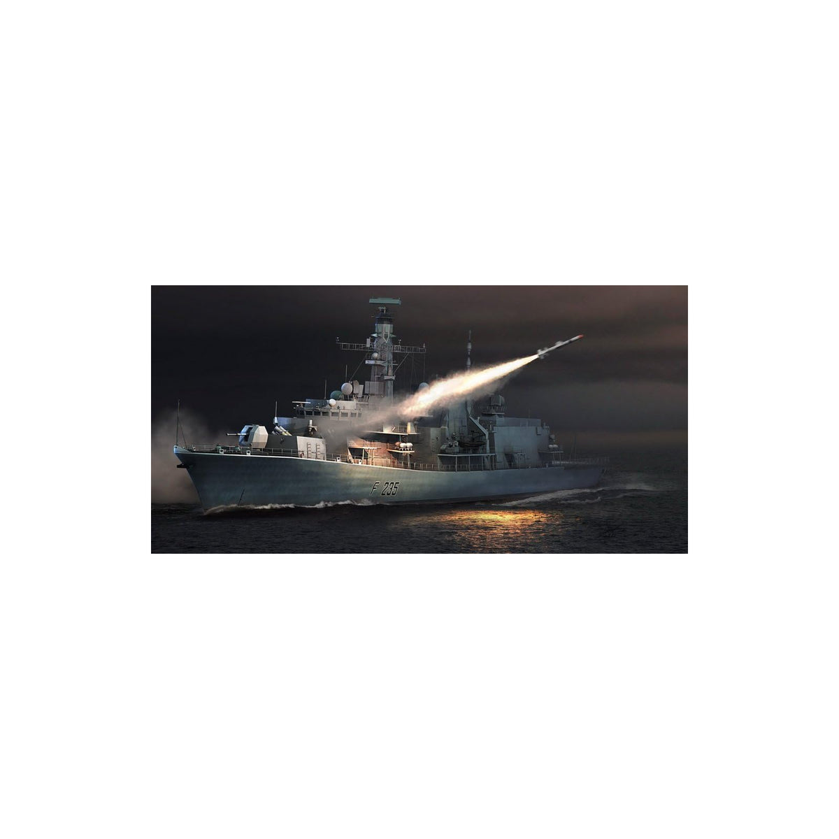 Trumpeter Art Craft Kit, Clear,Navy, Modern