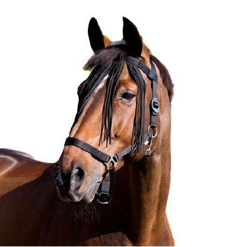 HORZE Nylon Fly Veil - Pony, Black(BL)