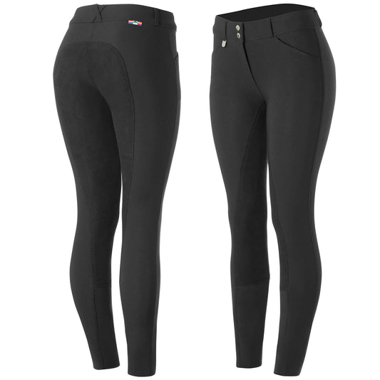 HORZE Women's Grand Prix Full Seat Breeches - Leather Seat