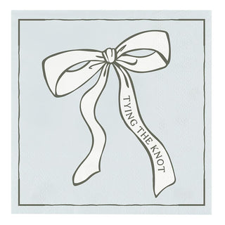 Slant Collections Disposable Napkin, 5" x 5", Tying The Knot