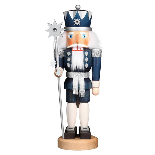 Alexander Taron Figurine, 15.2"H x 5.25"W x 4.25"D, Blue and Silver